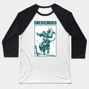 Swervedriver - Bull - Tribute Design Baseball T-Shirt